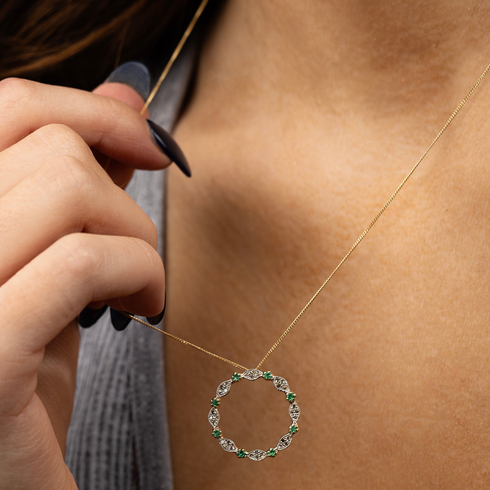 Emerald Ava n°2 Necklace