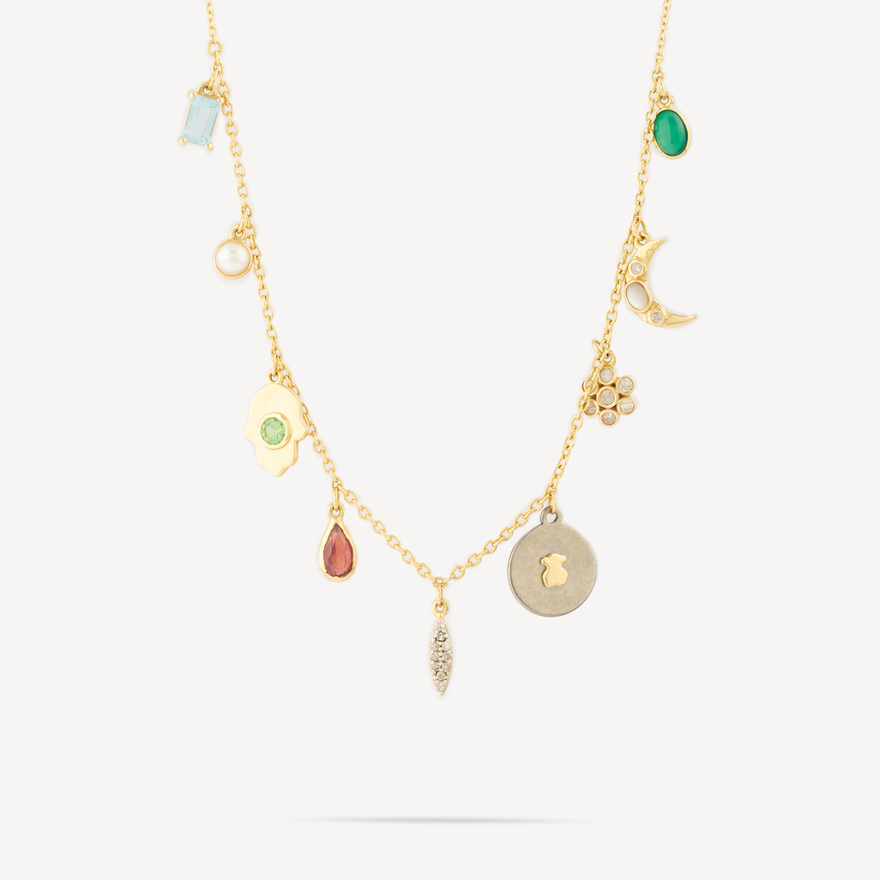 Gold gem power necklace - Tous - Stone necklaces - Mad Lords