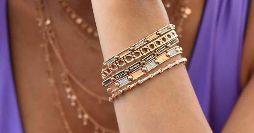Kismet by Milka bracelet stacking