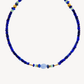 Lapis and Calcite Necklace