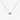 Small marquise diamond eye necklace