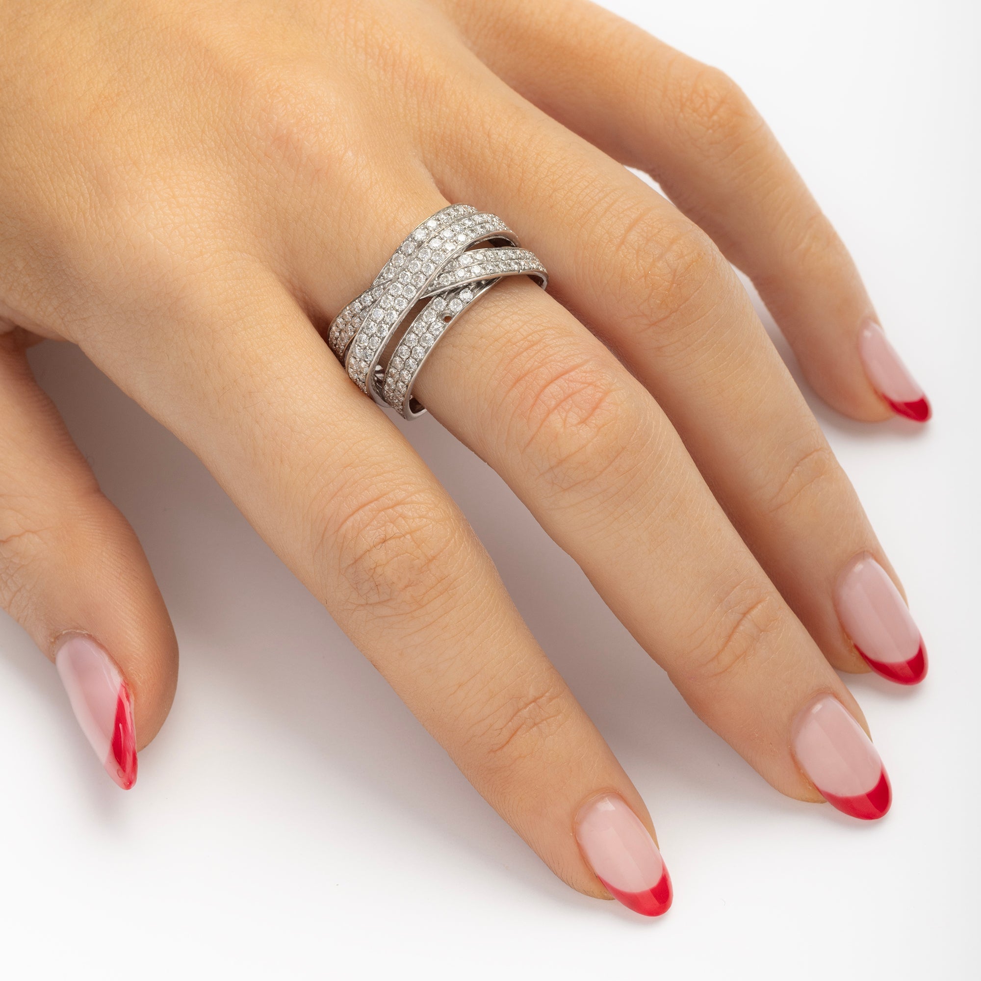 White Diamonds Vintage Ring