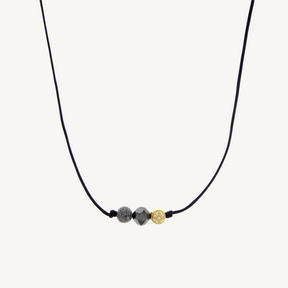 Orb Necklace with 3 Beads