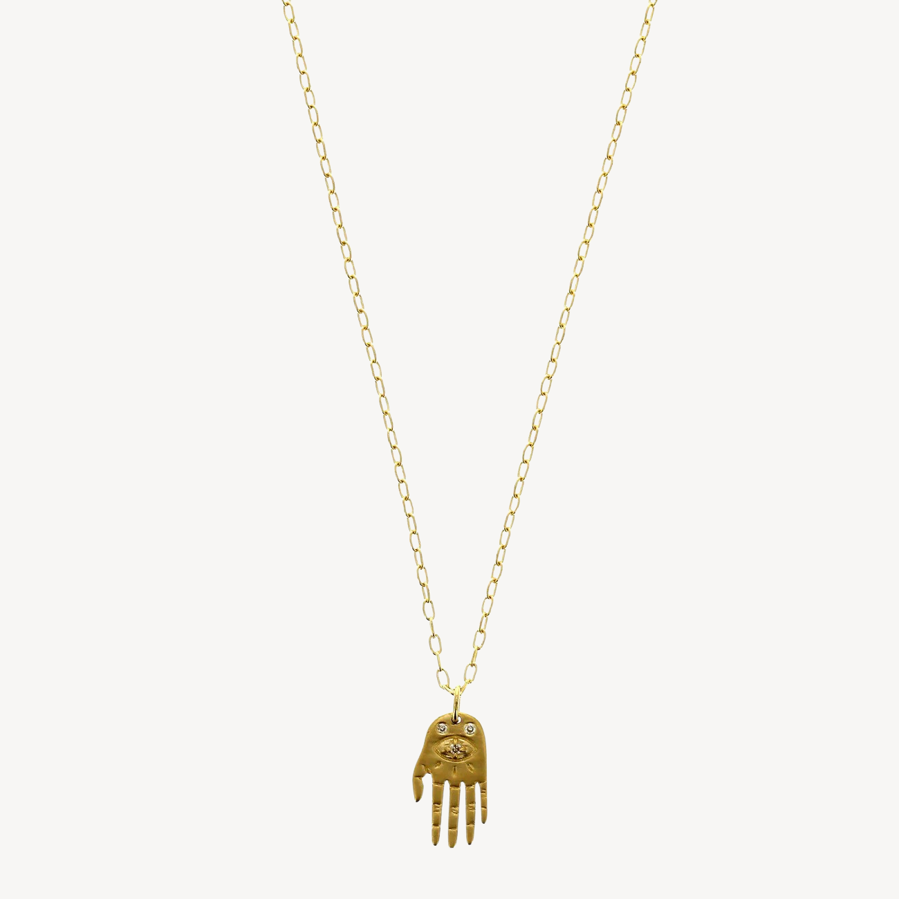 Small Dharma Hand Necklace