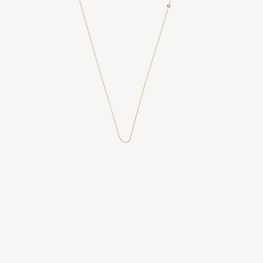 Sos Micro Necklace Yellow Gold