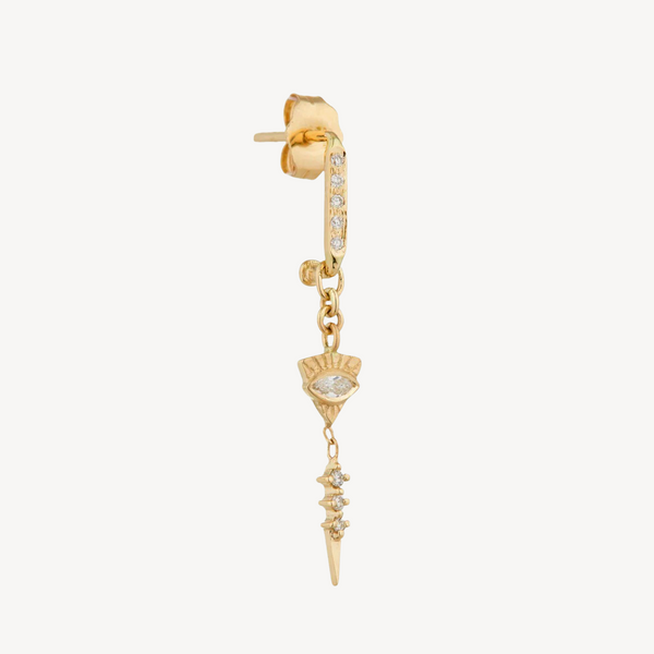 Aggregate more than 196 simple gold sui dhaga earrings best