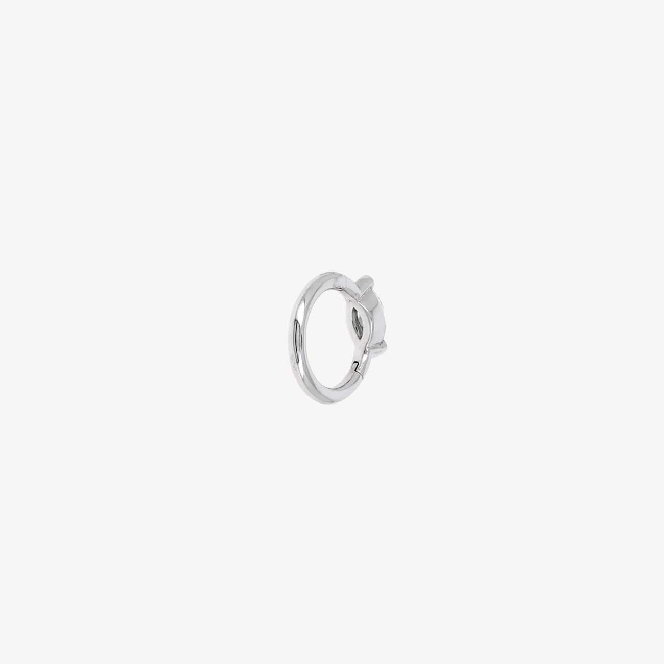 6.5mm 4.5x2mm marquise white gold hoop