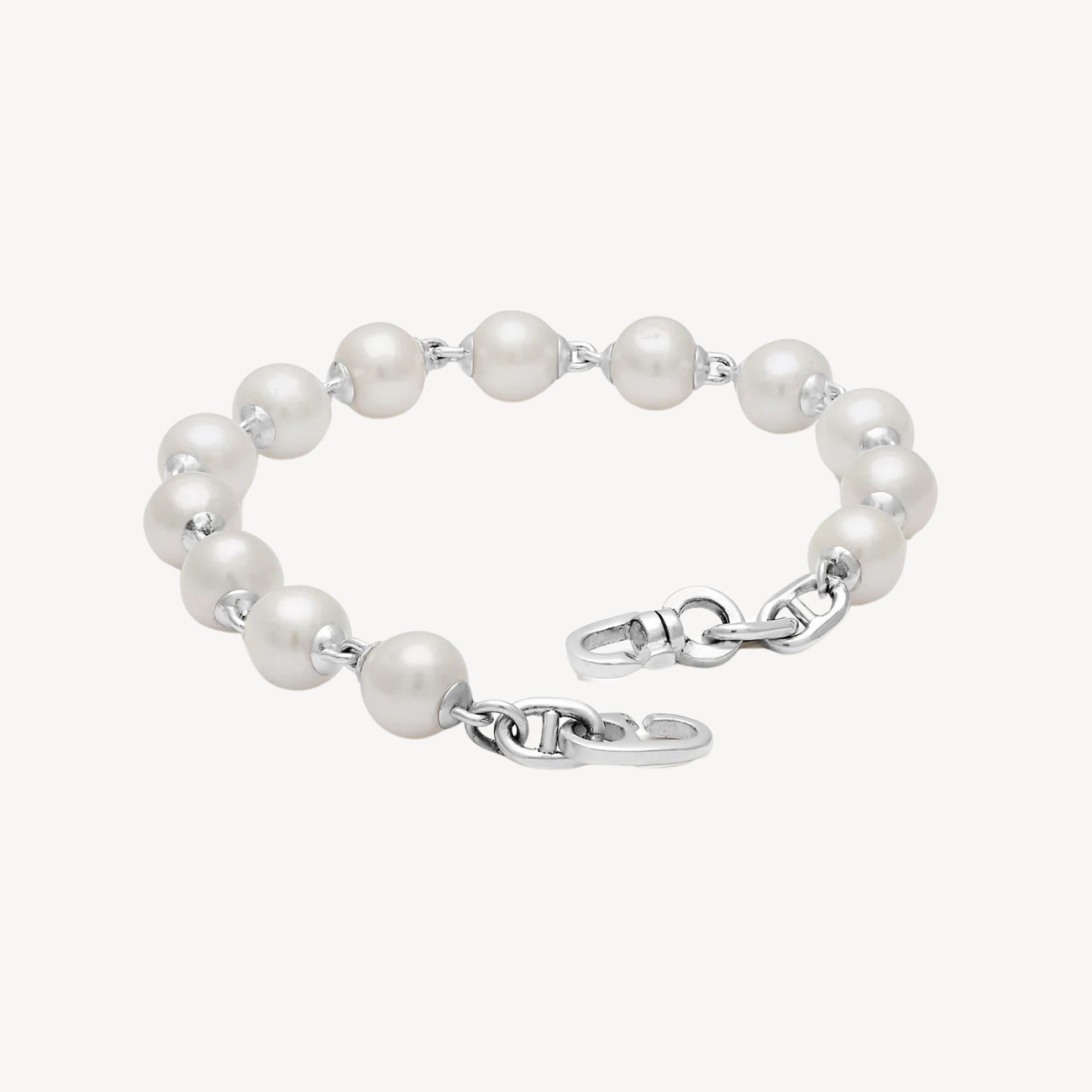 Consi Bracelet White Pearls Large