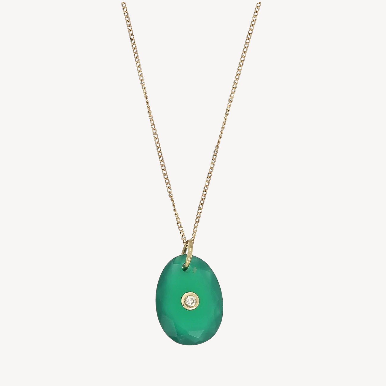 Orso n°1 Necklace Green Onyx