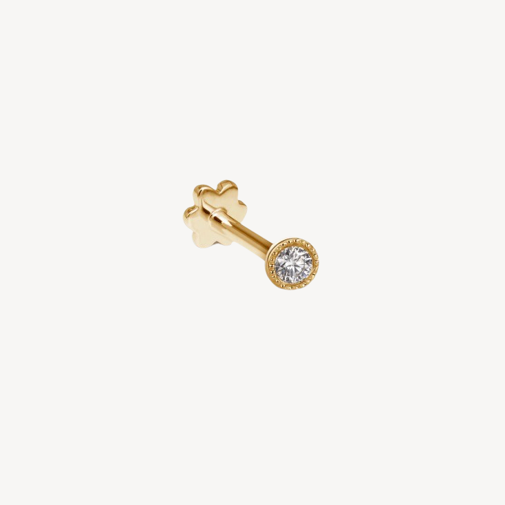925 Silver 6mm Ball Hoop Ring Earring | jennyreve