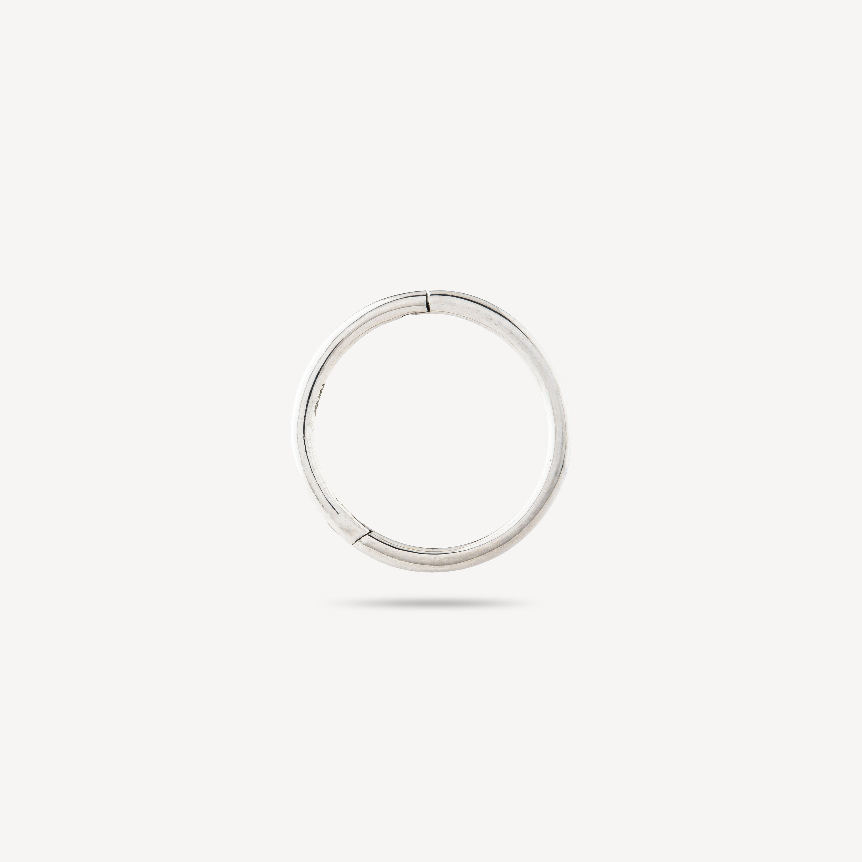 Piercing Ring 11mm White Gold