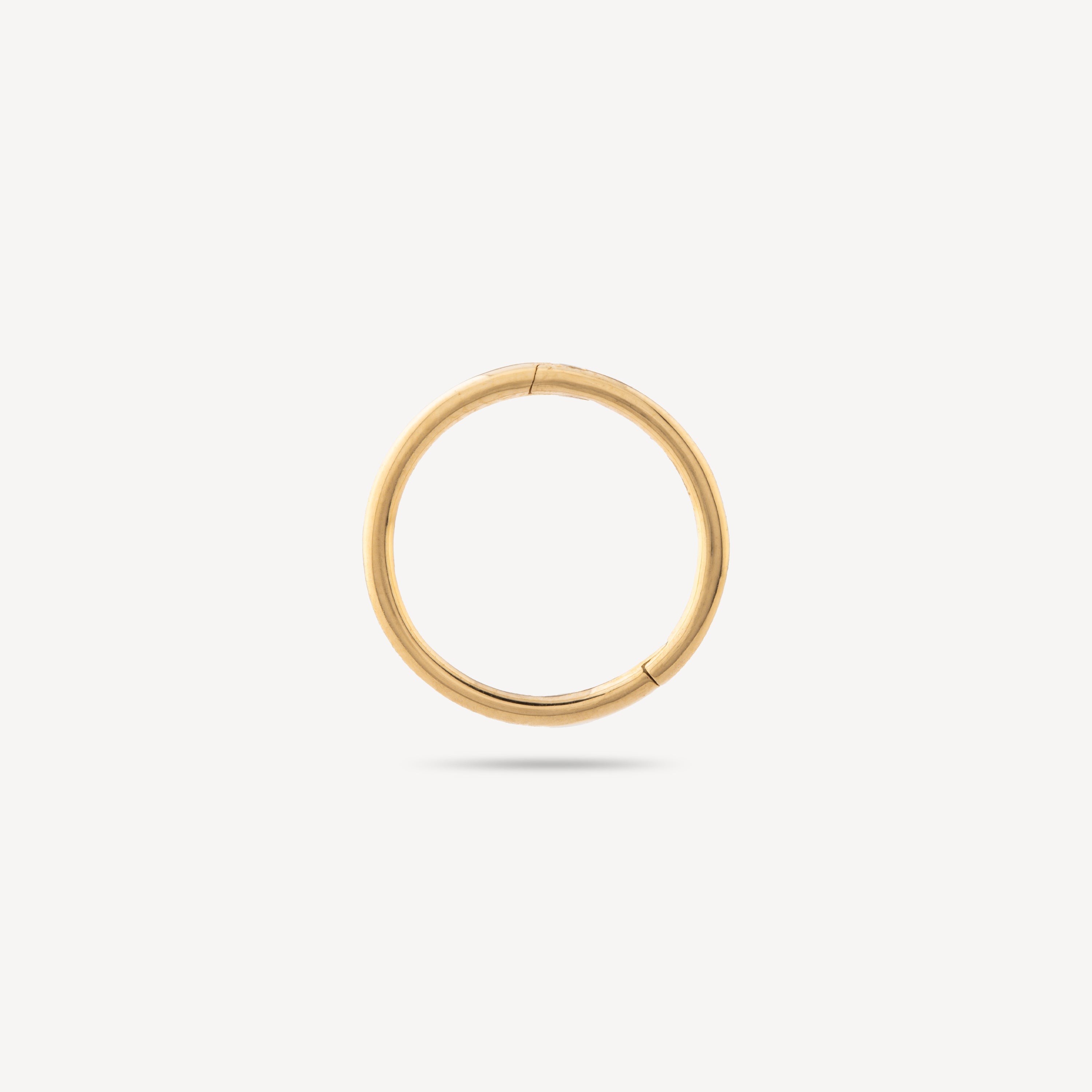 Piercing Ring 11mm Yellow Gold