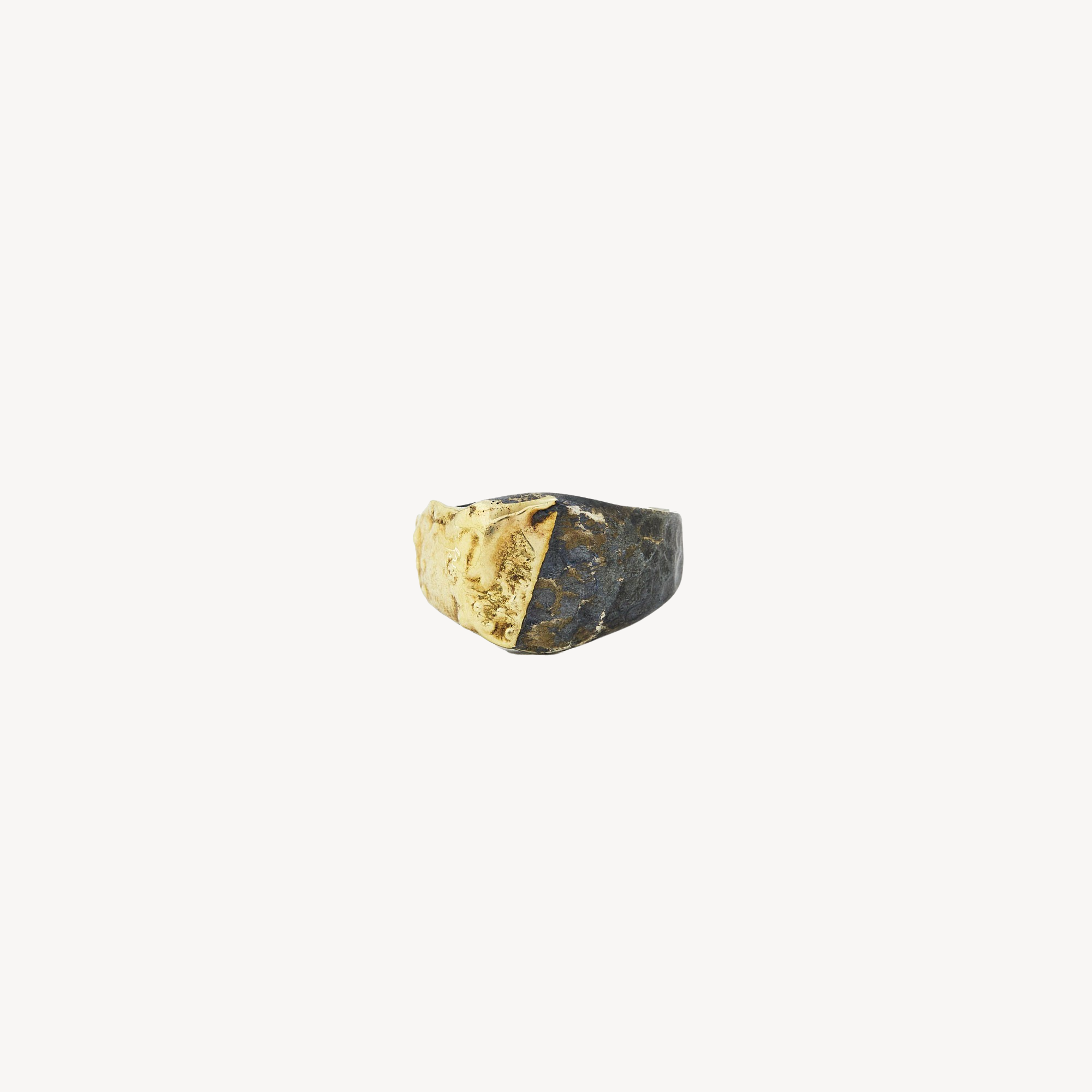 Silver and Gold Bicolor Ring