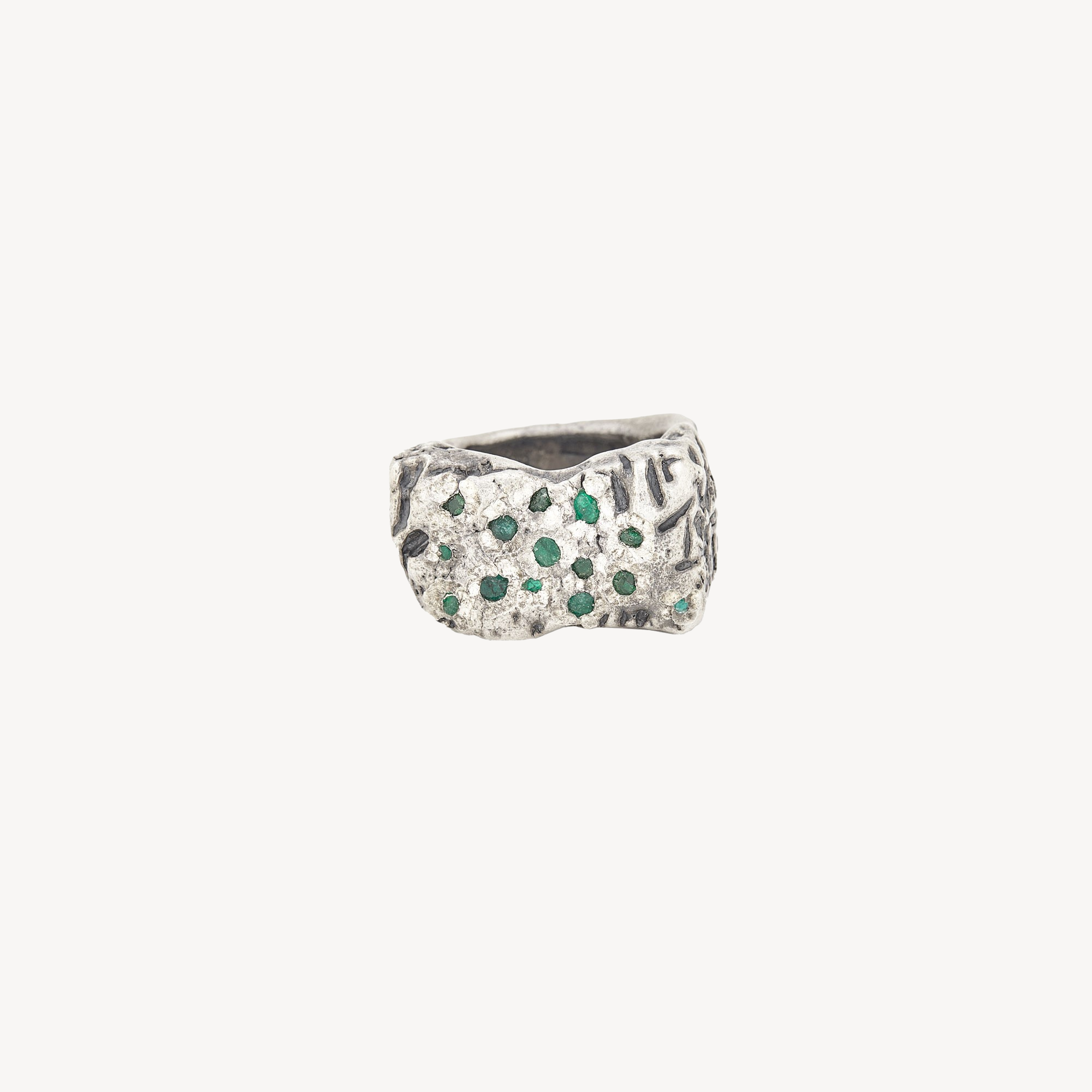 Emerald Fragment Ring
