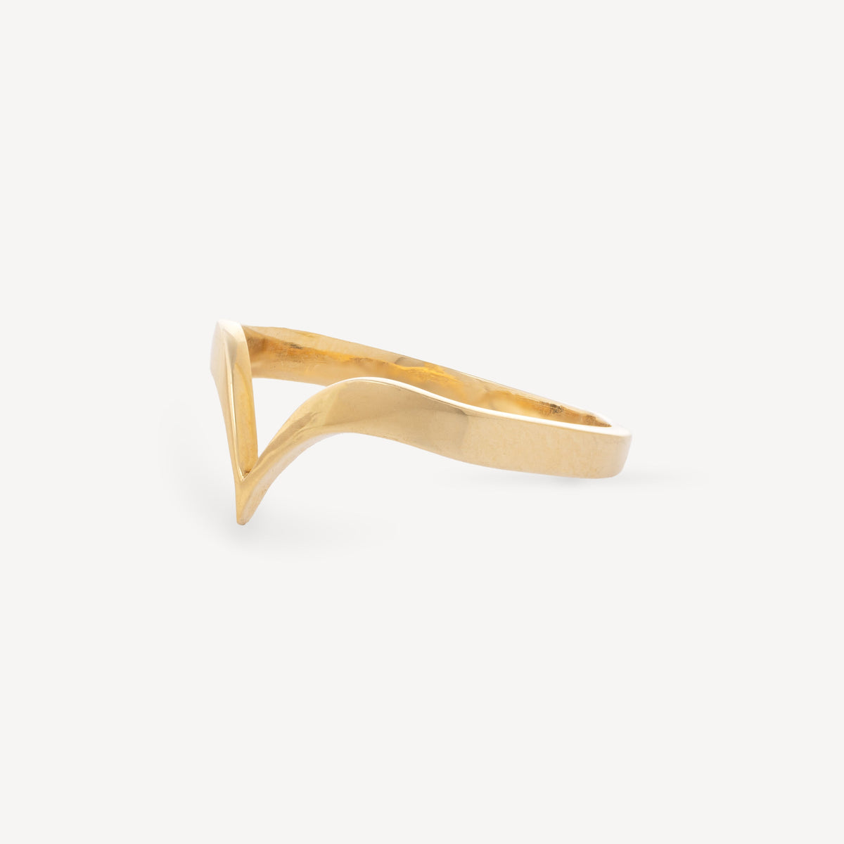 18k Gold Fabri Stackable Ring Small