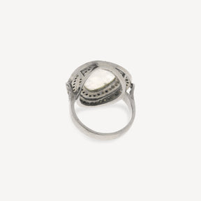 Moonstone Diamonds Indian Ring
