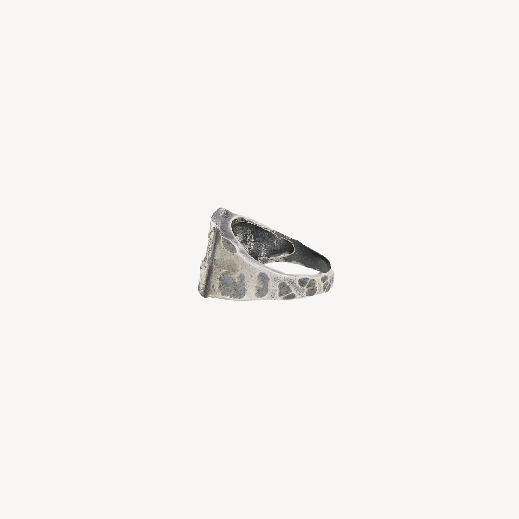 Rectangular Plate Brown Diamond Ring