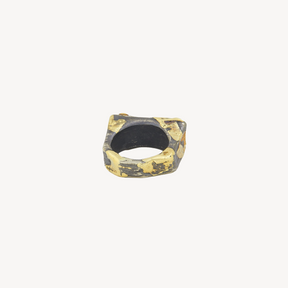 Emerald Rectangle Ring Yellow Gold