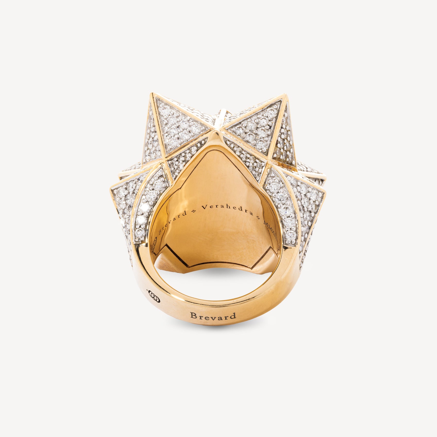 Gold Star Tetra Diamond Ring