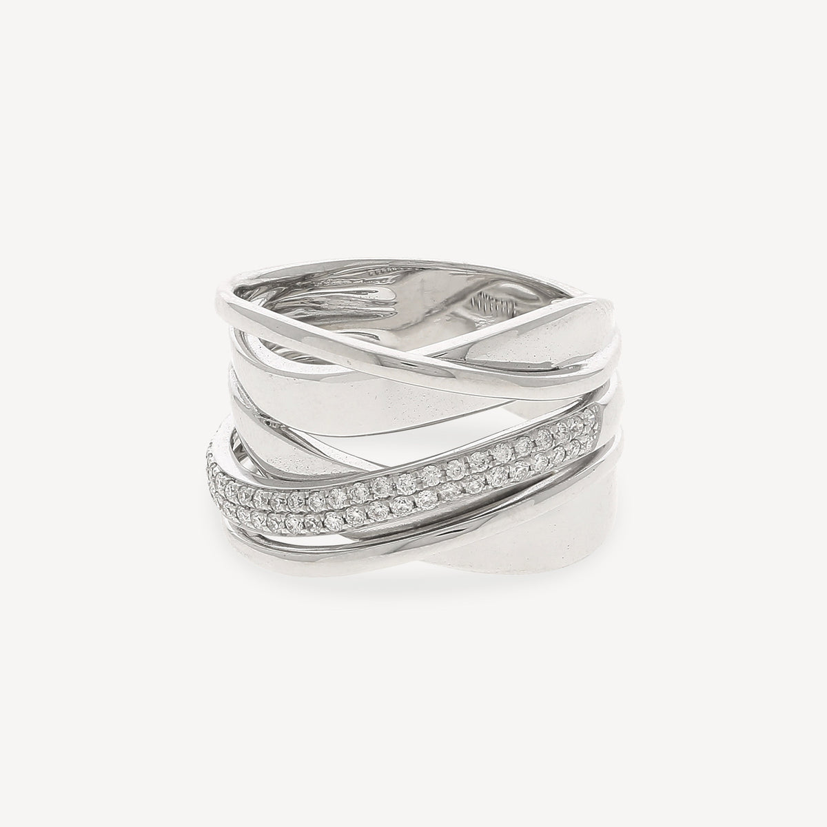 White Gold and Diamonds 0.35cts Ring