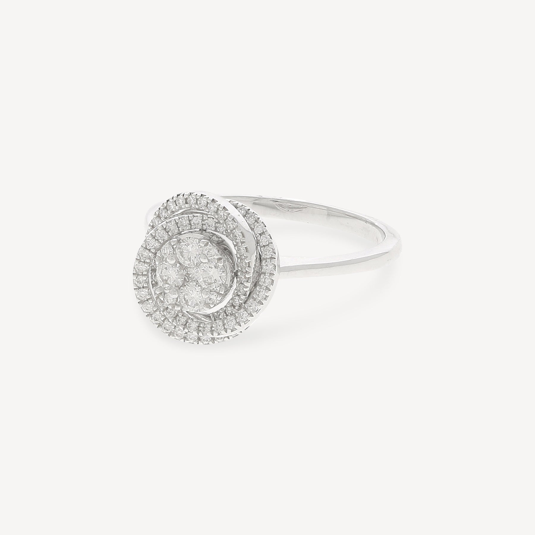 White Gold and Diamonds 0.40cts Ring