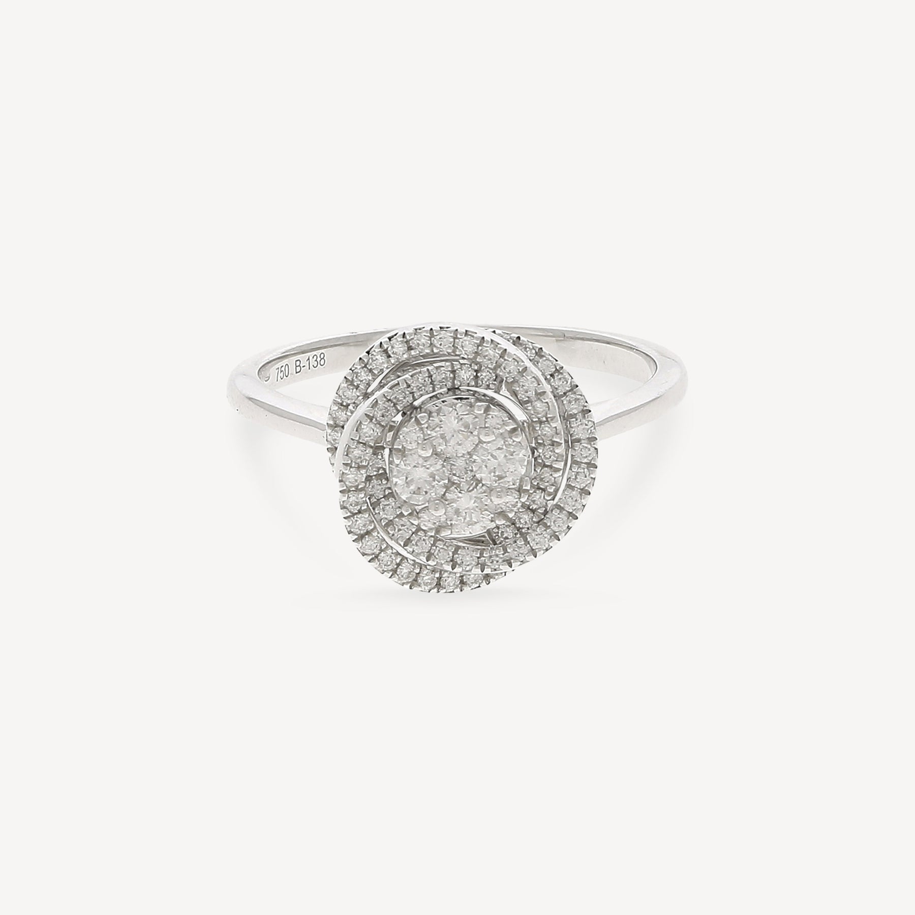 White Gold and Diamonds 0.40cts Ring
