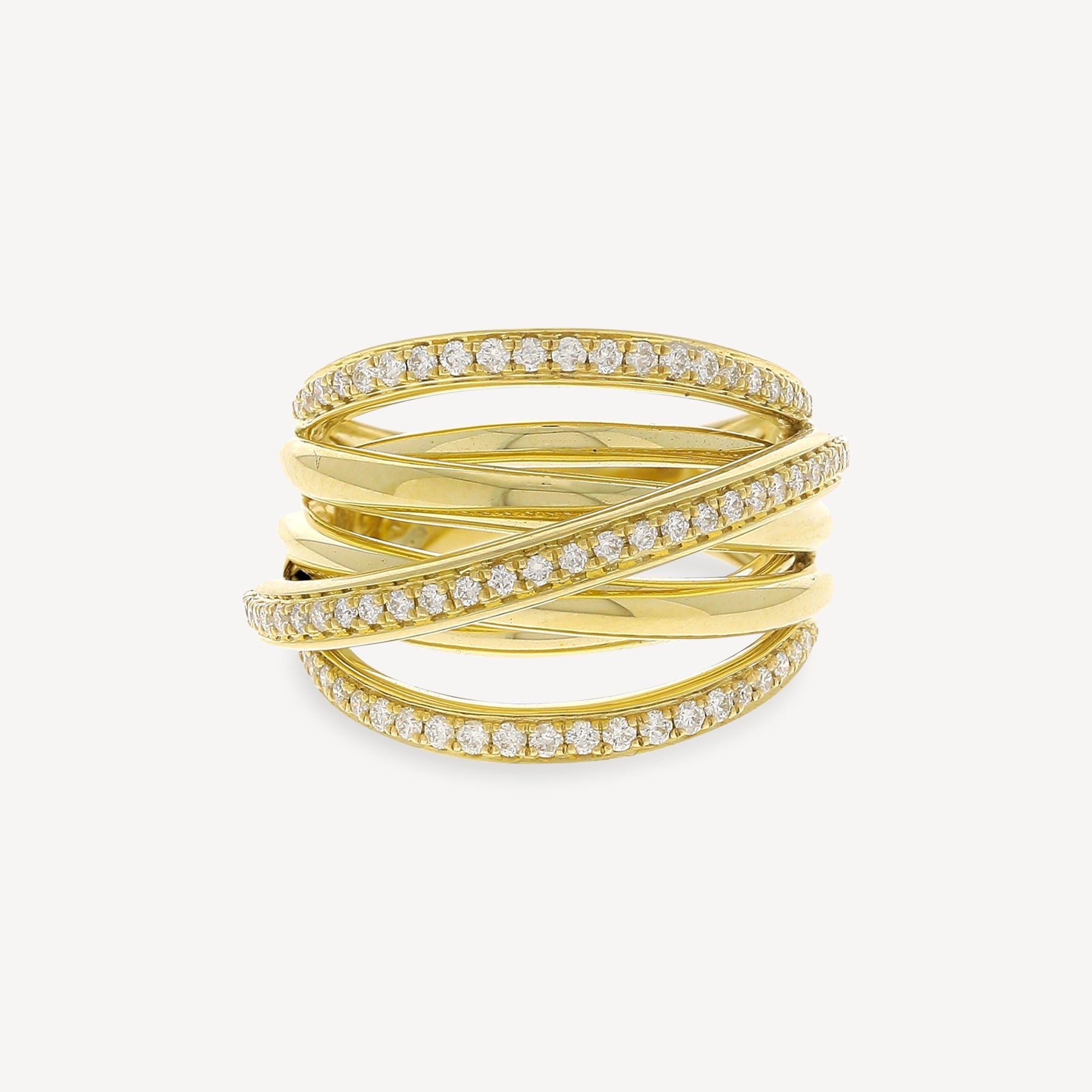 Yellow Gold and Diamonds Ring