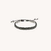 Black and white diamond pave bracelet