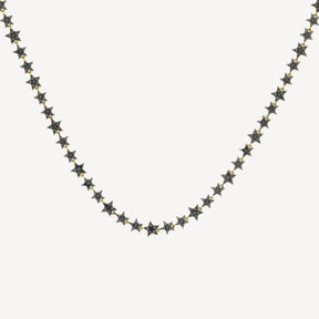 Black Diamonds Milky Way Necklace