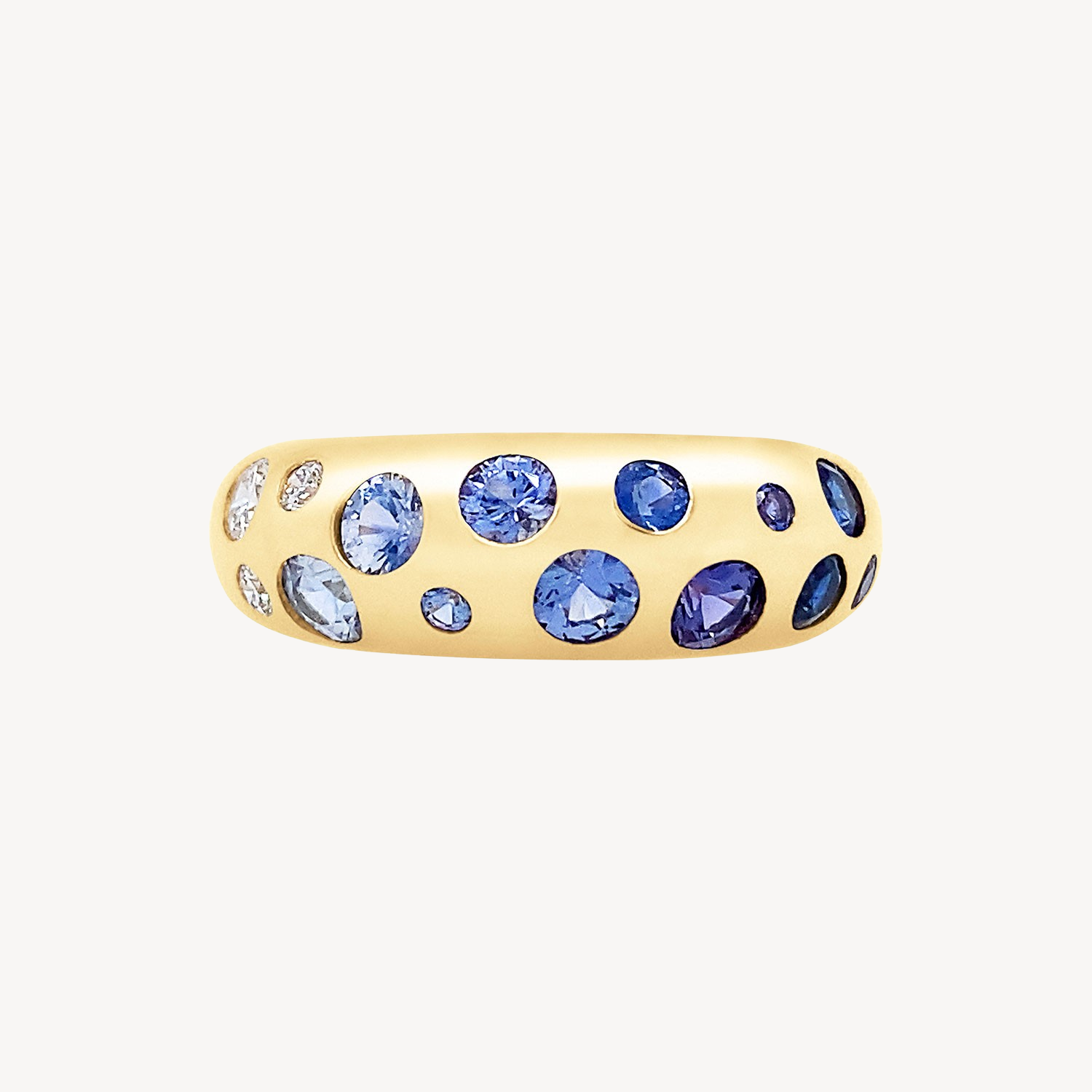 Blue Ombre Nomad Ring
