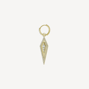 Yellow Gold XL Delight and Sharp Earring