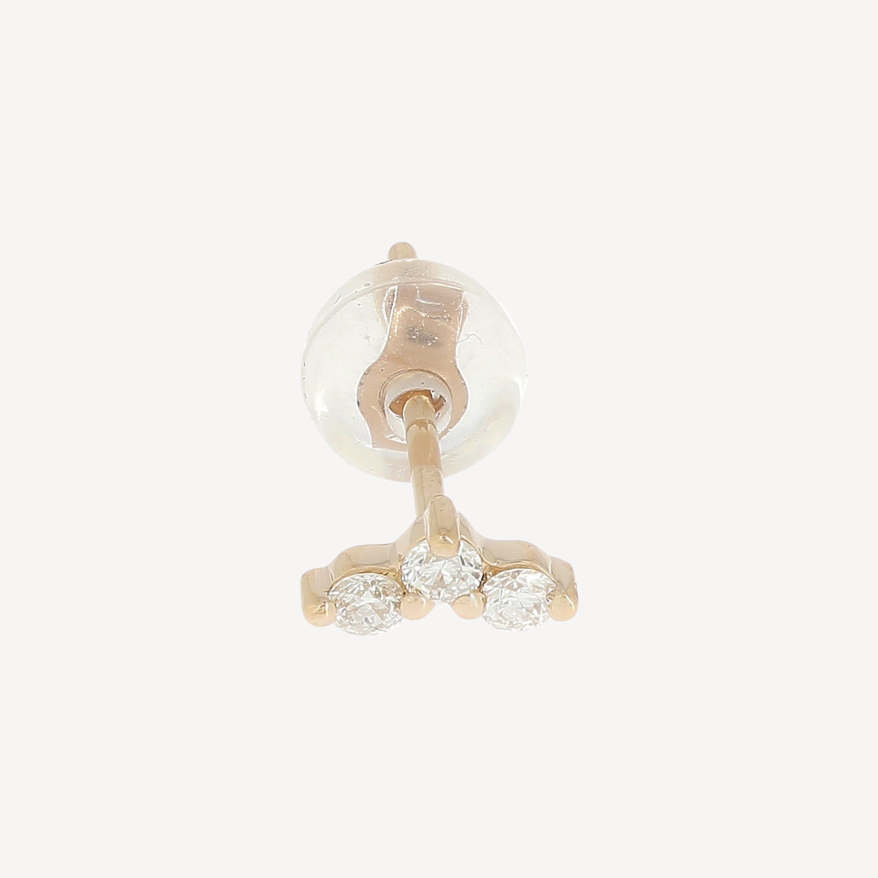 Rose Gold Triptyk Earring