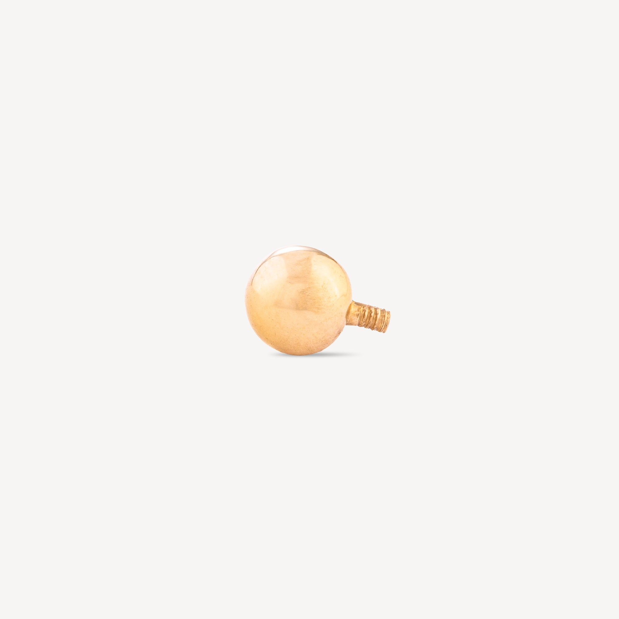 Navel Ball Piercing 4mm Rose Gold