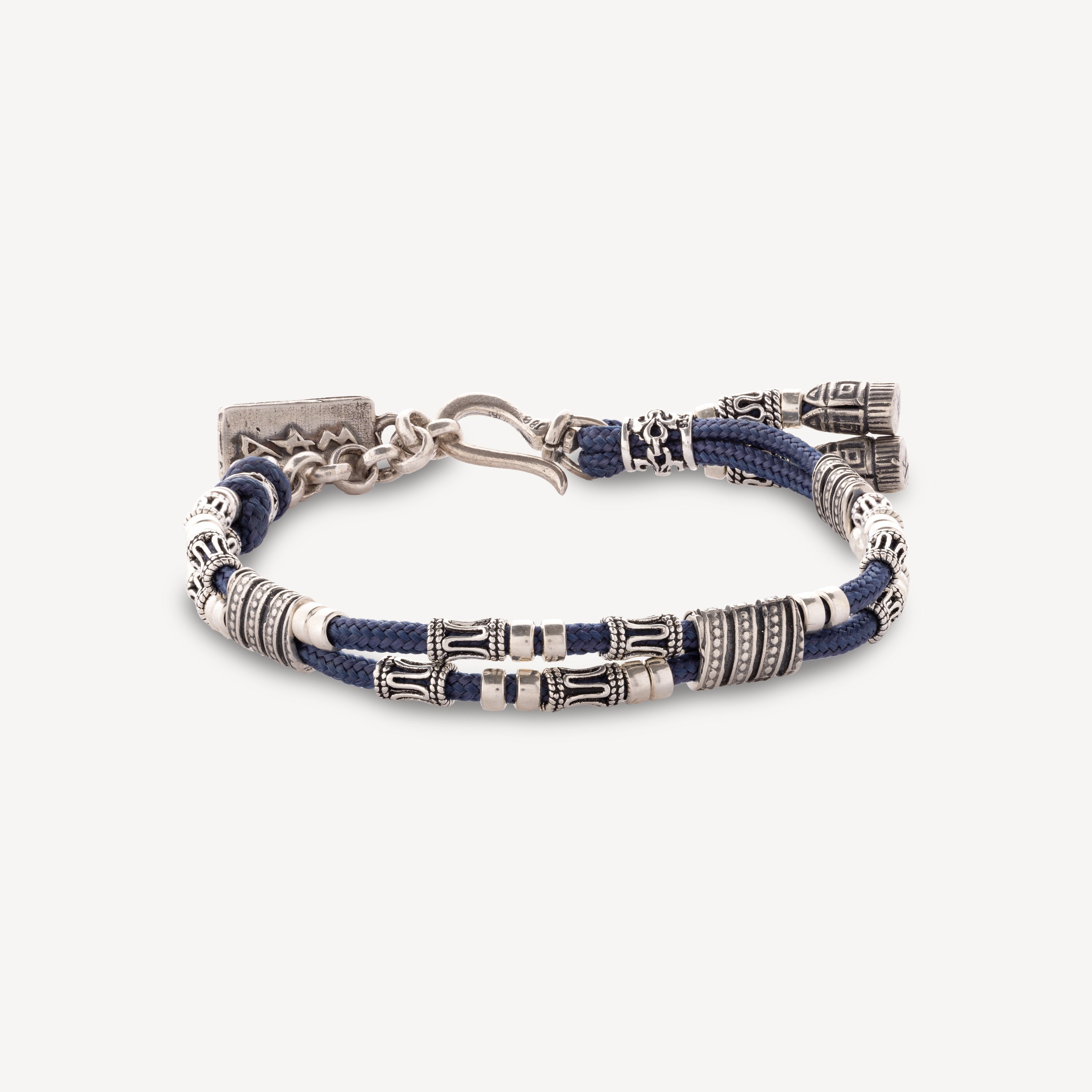 Elie simple tour bleu navy bracelet