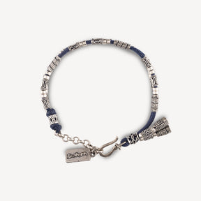 Elie simple tour bleu navy bracelet