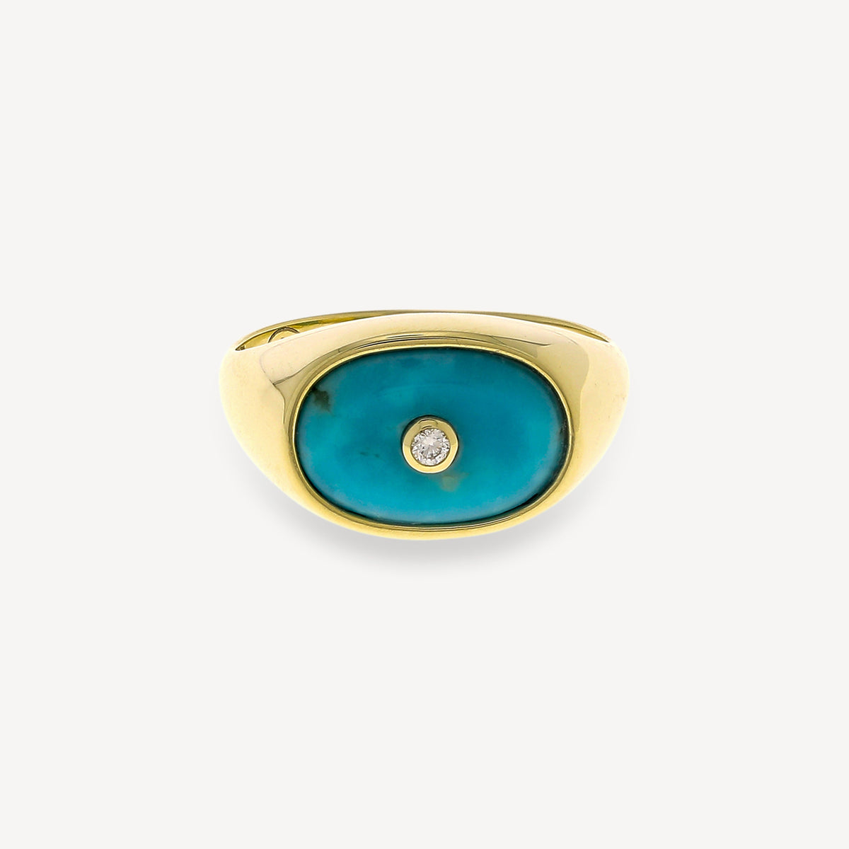 Turquoise Orso Signet Ring