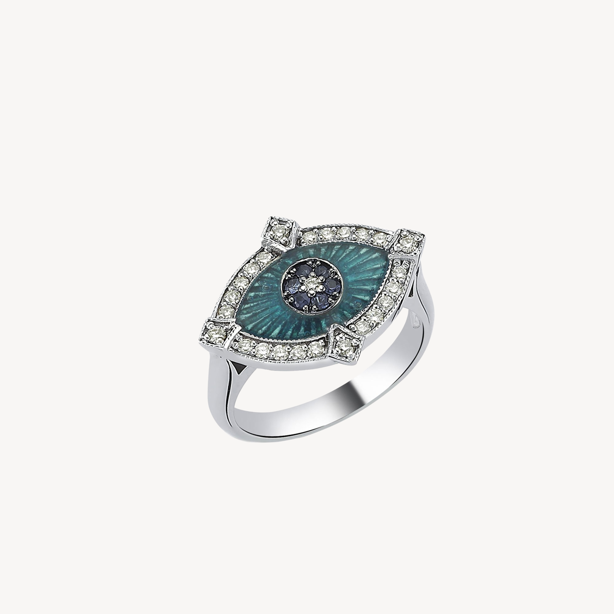 Guardian Sapphires Diamond Ring