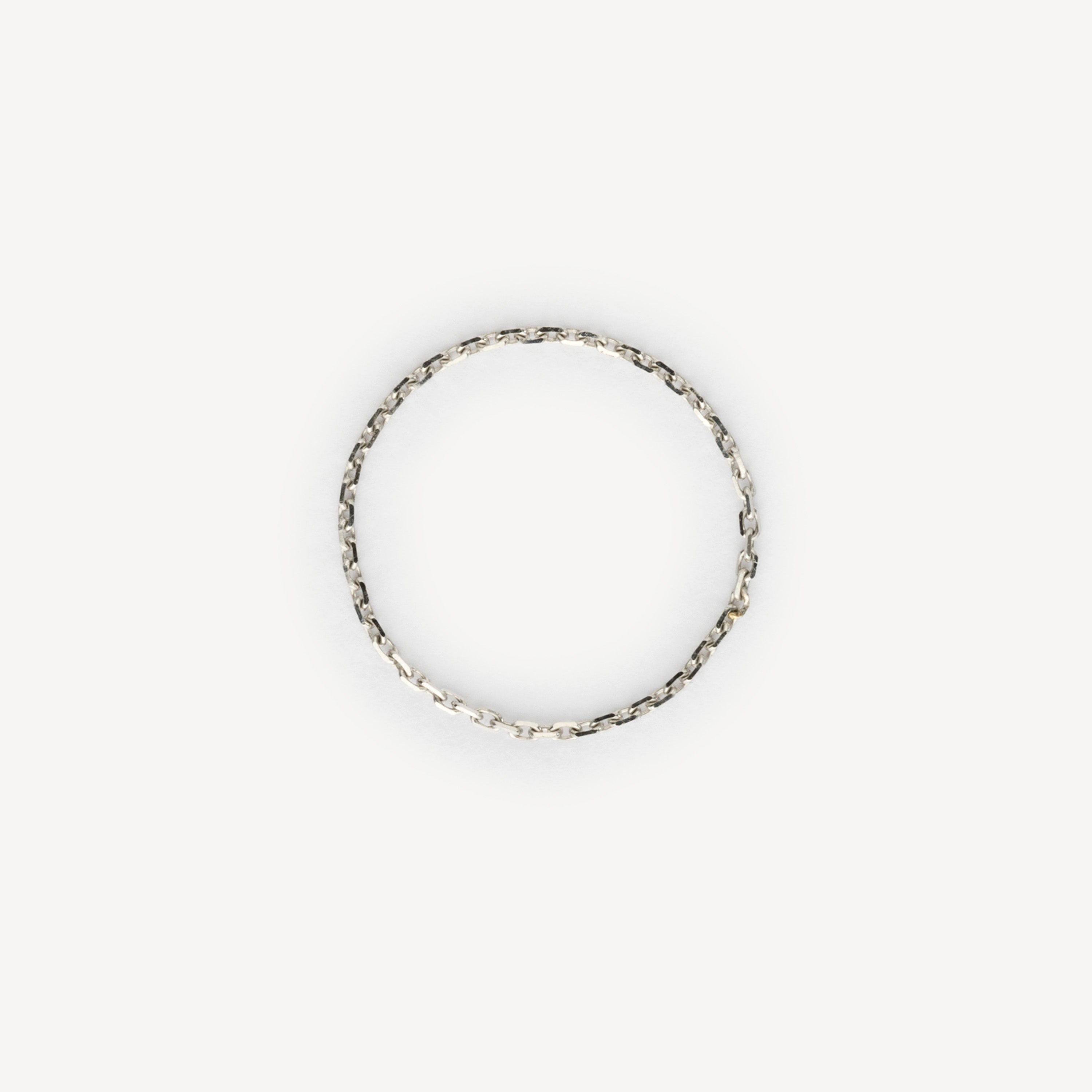 White chain ring