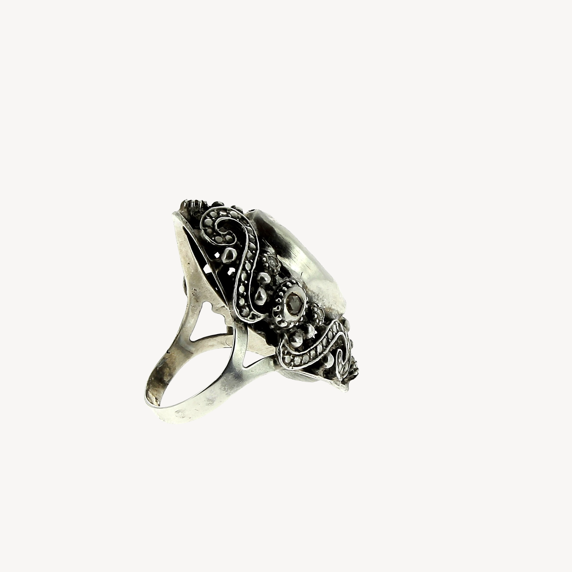 Mariach ring with diamonds