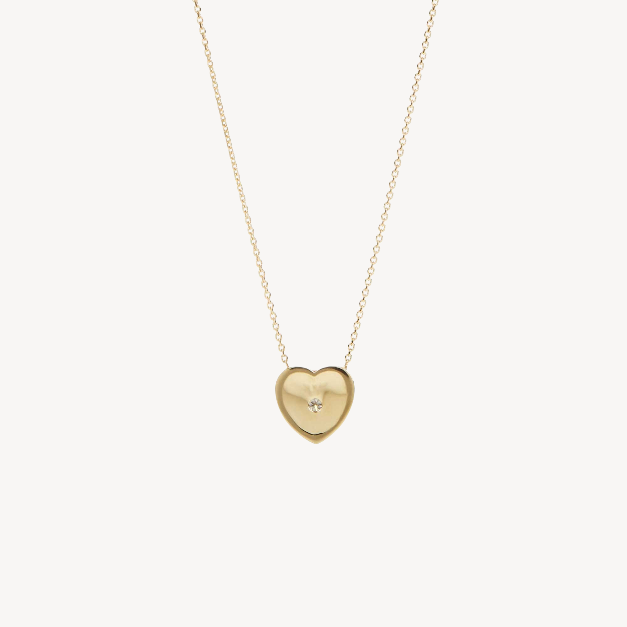 Mini Mila Heart Red Enamel Necklace