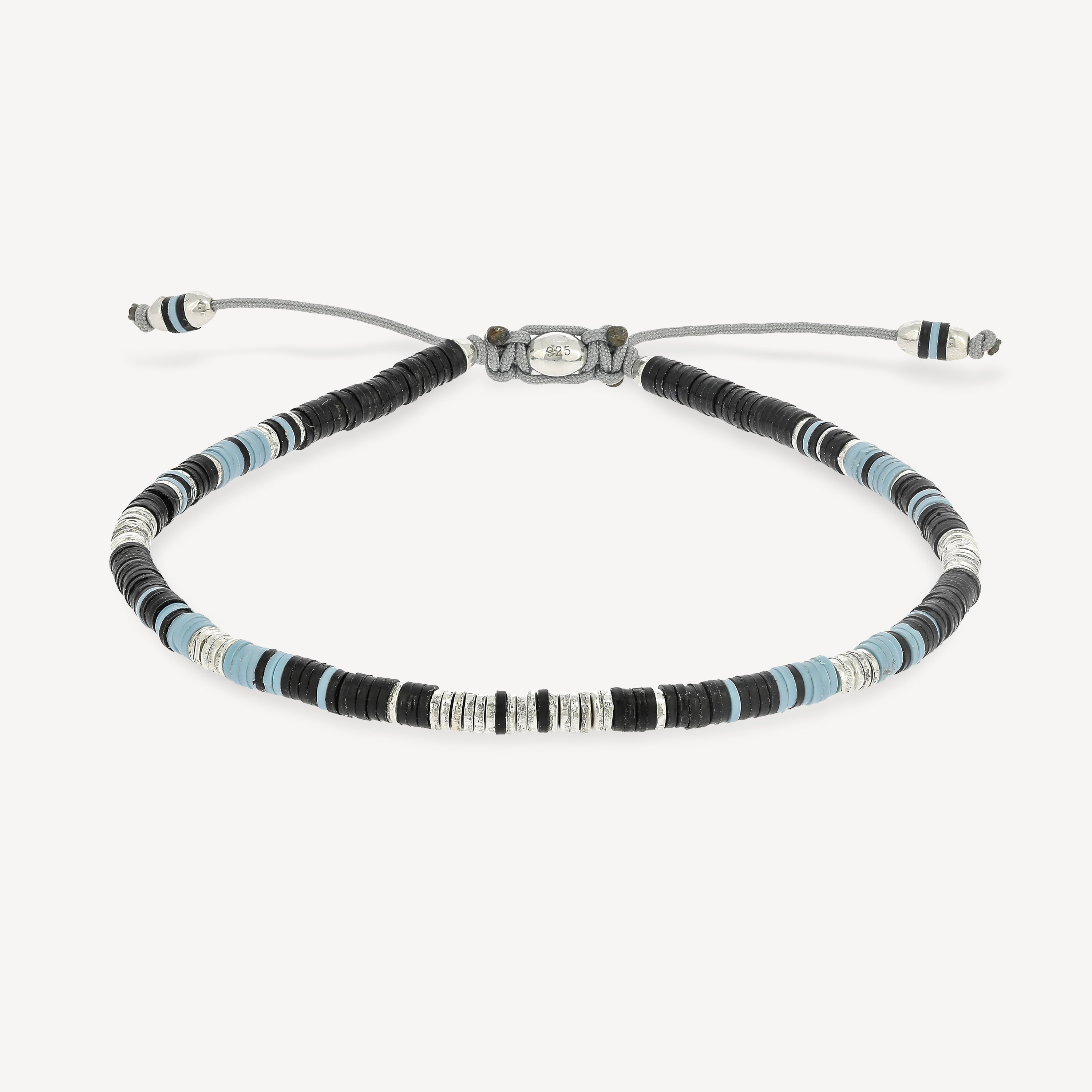 Mini Rizon Bracelet Black Pattern Beads
