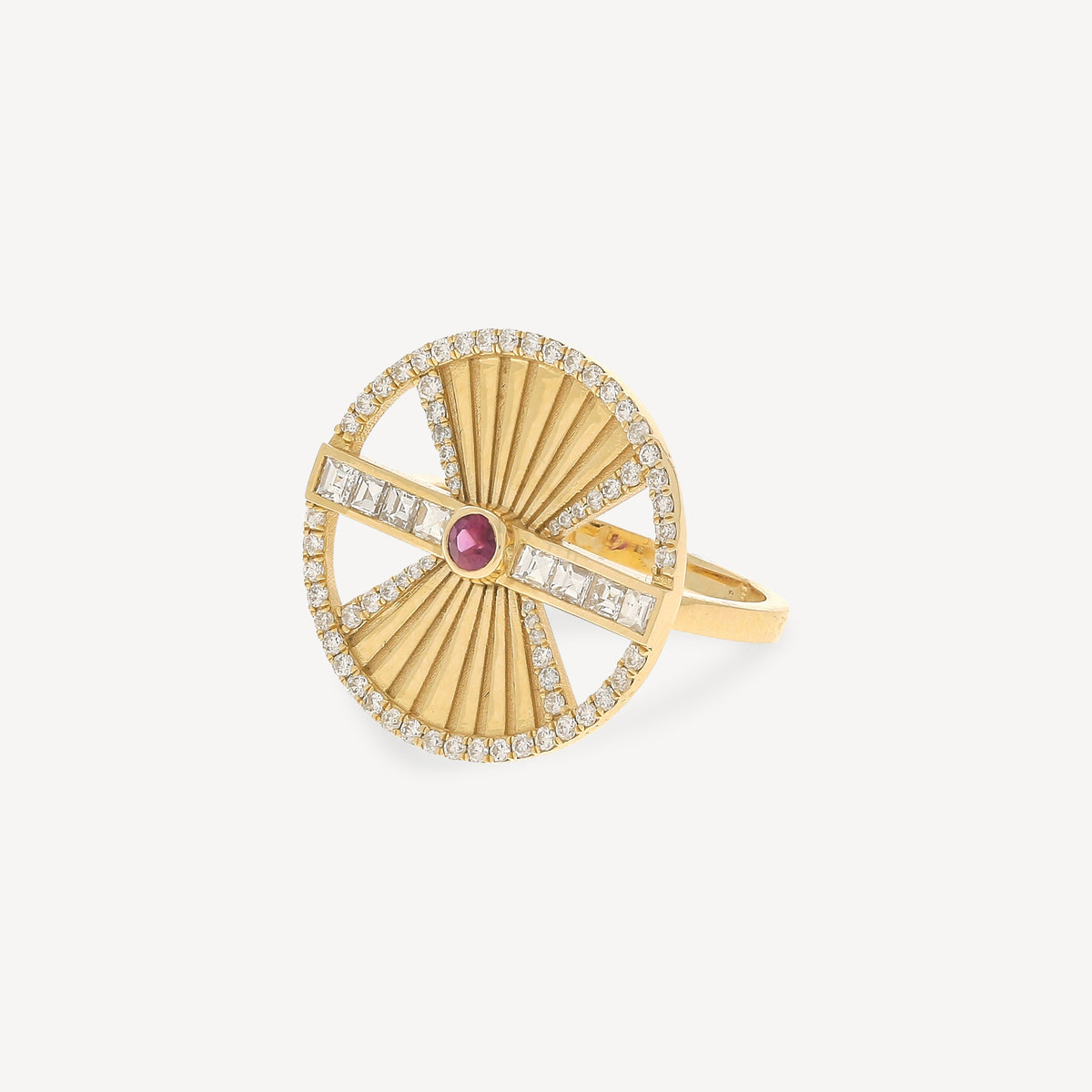 Rose Gold Crepuscular Ring