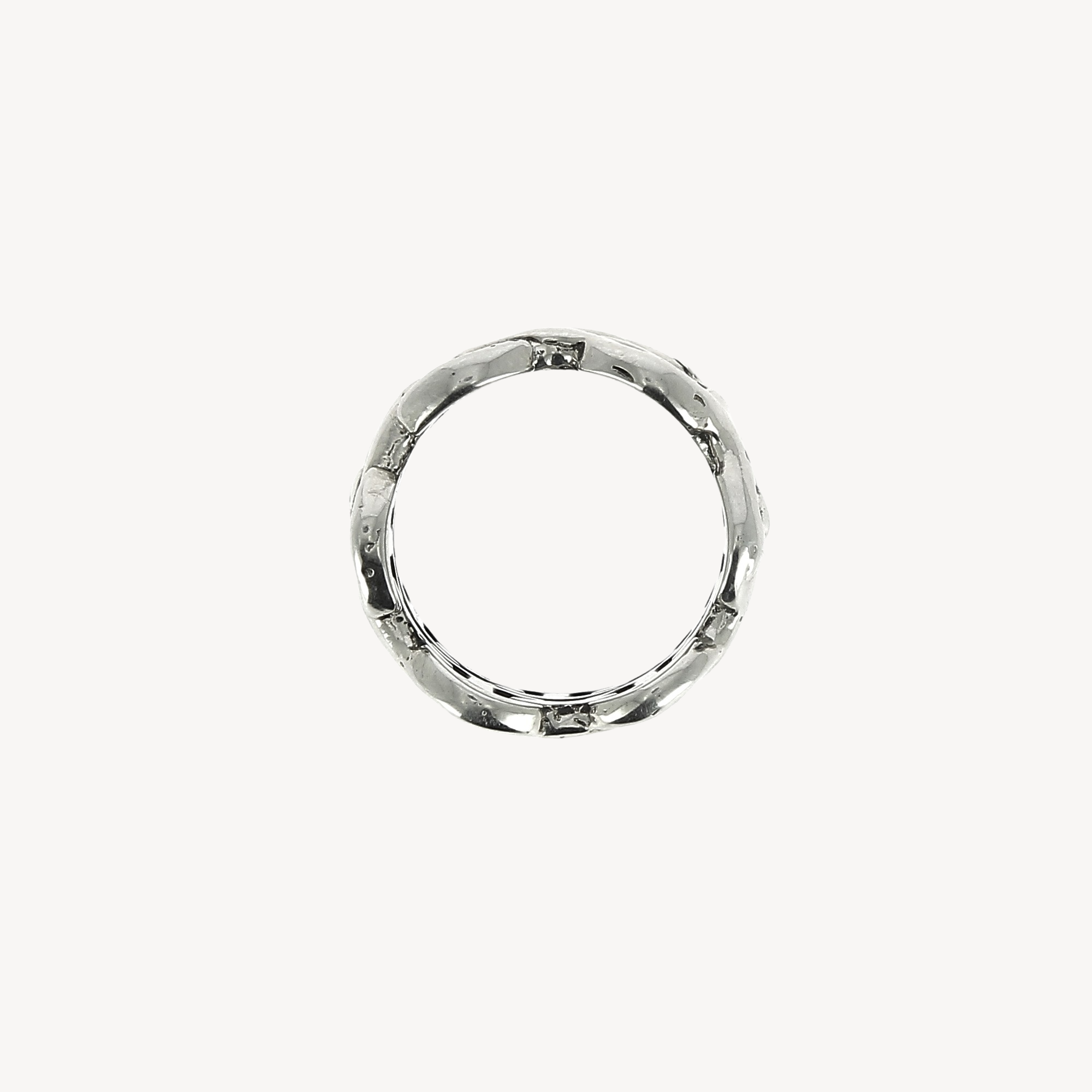 Sacred Melted Double Classic Tri Link Ring