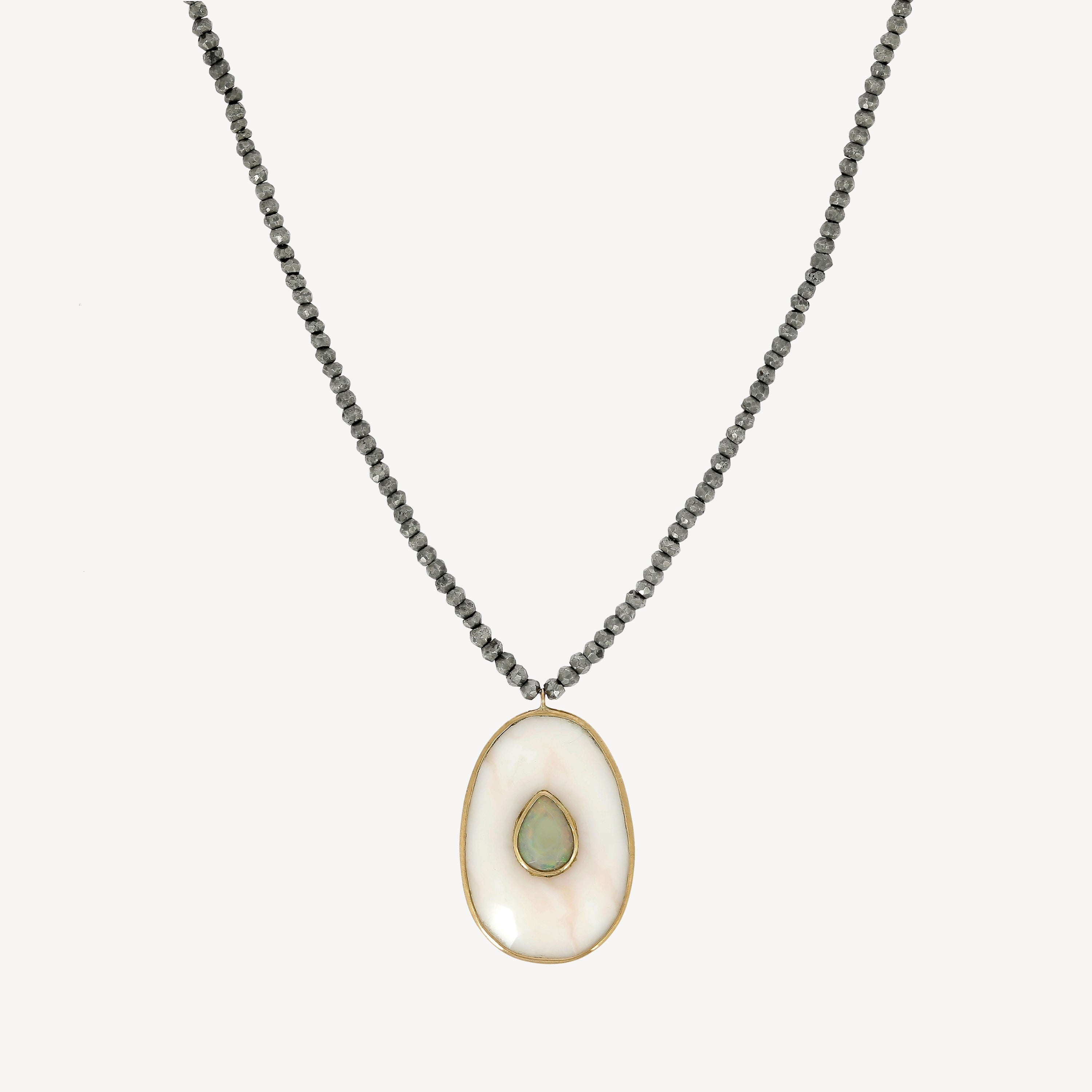 Opal Long Necklace
