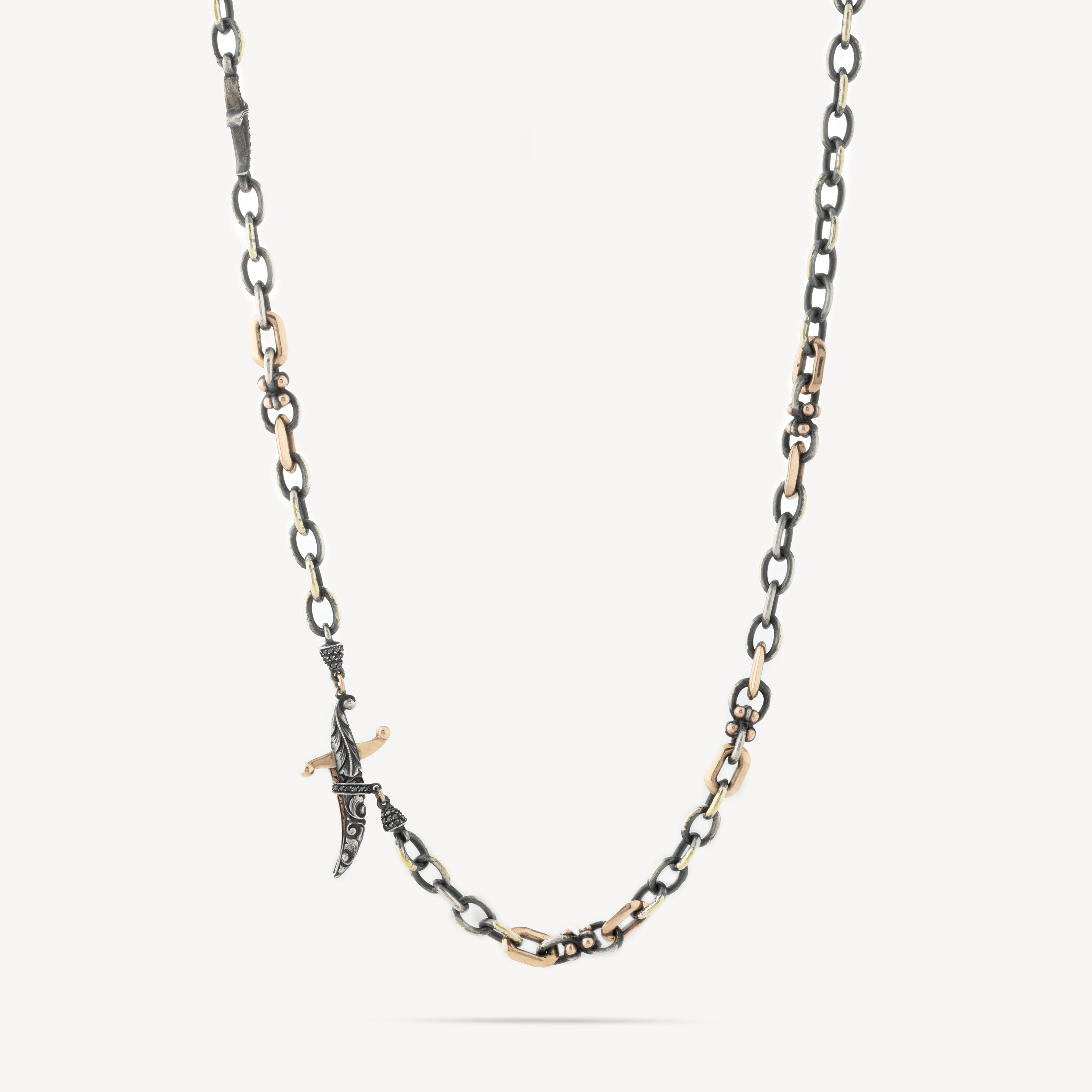 Black Diamond Sword Necklace