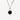 Black Cross Pendant Necklace