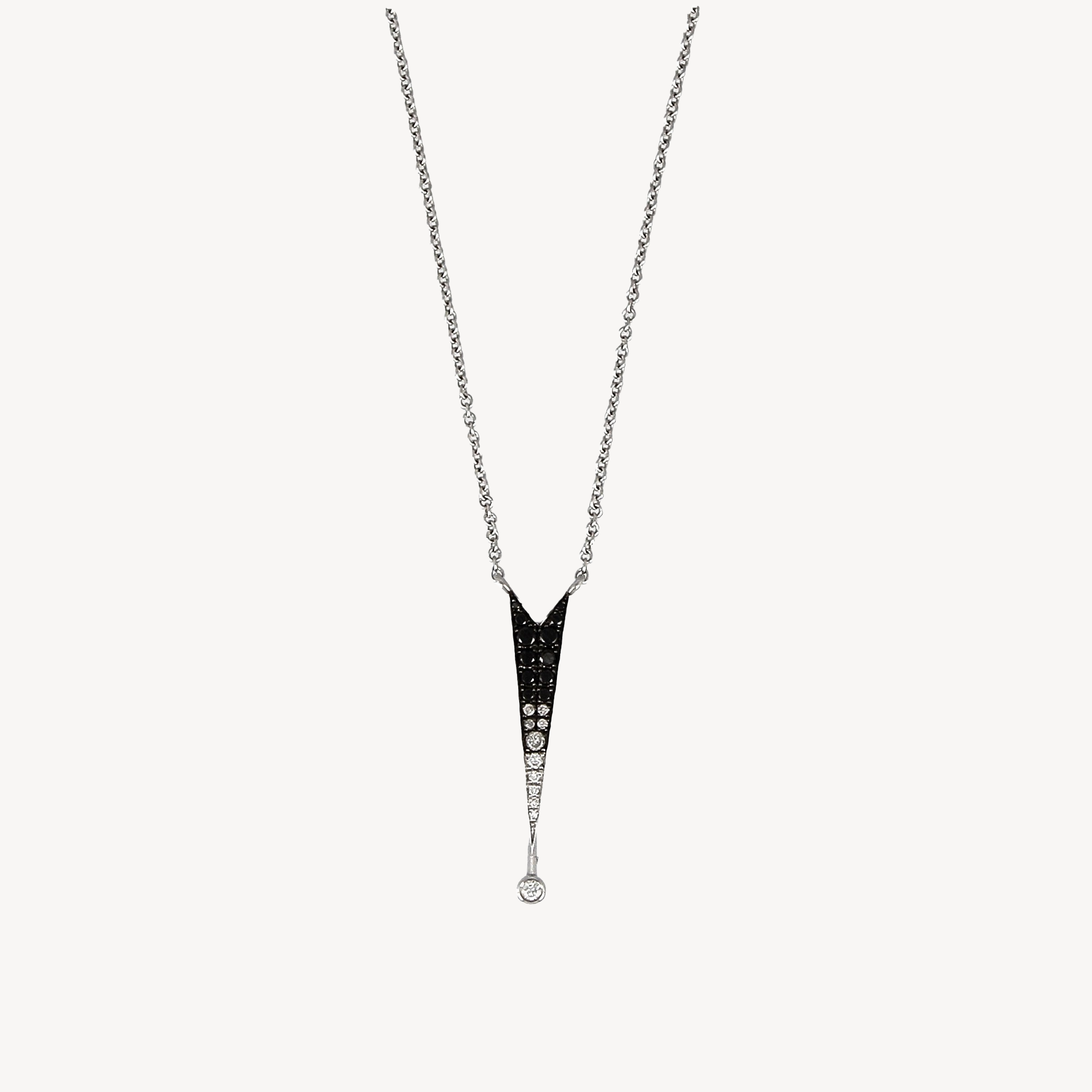 Rose Gold Single Diamond Shooting Star Necklace – Trunfio Universe