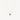 Small Mila Heart Green Enamel Necklace