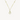 Yellow gold necklace with pave diamond charm