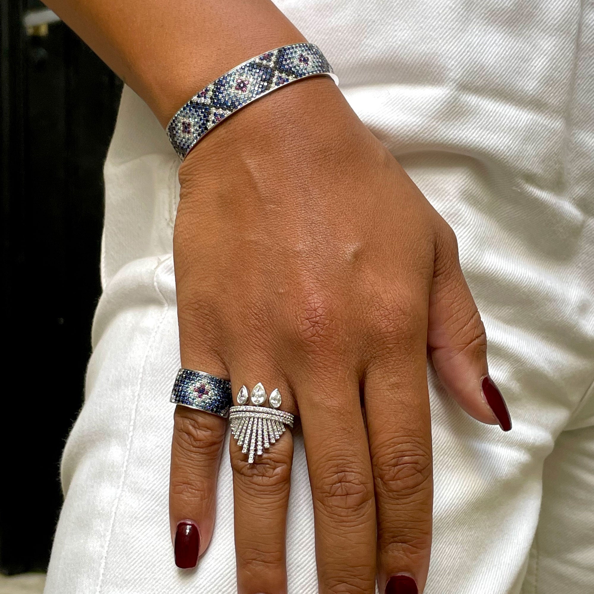 Diamond Formentera Ring White Gold
